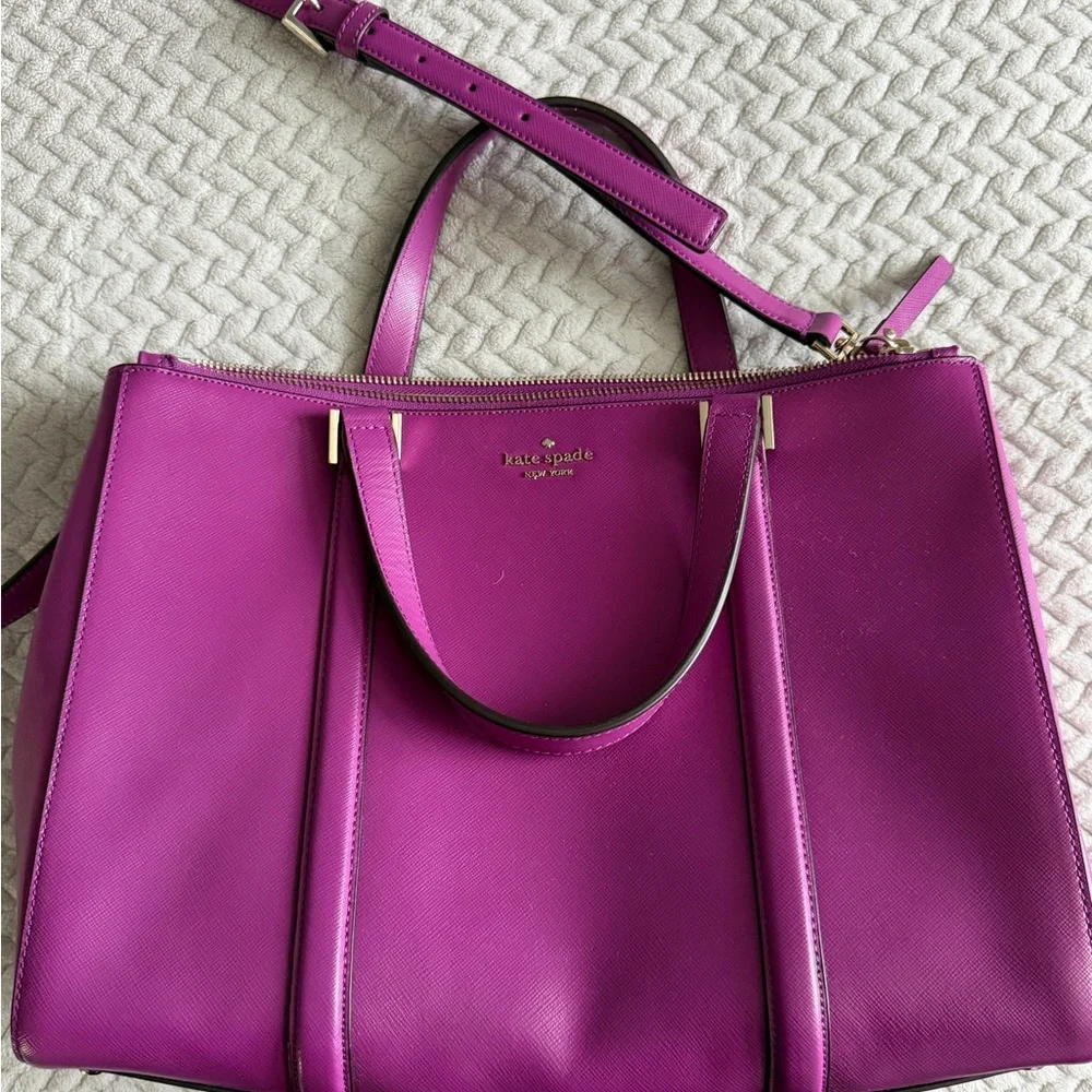 Kate Spade Magenta Tote Bag - Picture 1 of 4